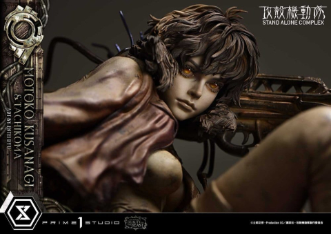 Ghost in the Shell Stand Alone Complex The Legend of Beauty and the Beast Statue 1/4 Motoko Kusanagi & Tachikoma Art by Entei Ryu Bonus Version 53 cm [8]