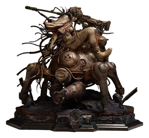 Ghost in the Shell Stand Alone Complex The Legend of Beauty and the Beast Statue 1/4 Motoko Kusanagi & Tachikoma Art by Entei Ryu Bonus Version 53 cm [18]