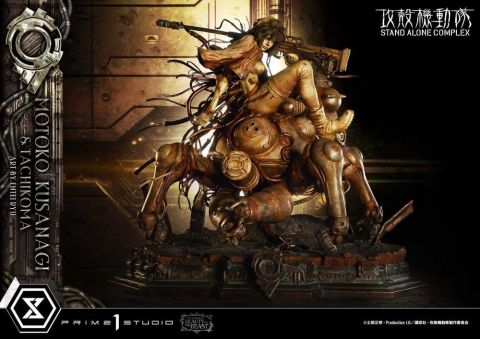 Ghost in the Shell Stand Alone Complex The Legend of Beauty and the Beast Statue 1/4 Motoko Kusanagi & Tachikoma Art by Entei Ryu Bonus Version 53 cm [3]