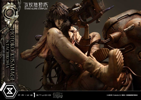 Ghost in the Shell Stand Alone Complex The Legend of Beauty and the Beast Statue 1/4 Motoko Kusanagi & Tachikoma Art by Entei Ryu Bonus Version 53 cm [14]