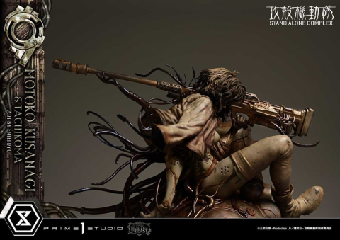 Ghost in the Shell Stand Alone Complex The Legend of Beauty and the Beast Statue 1/4 Motoko Kusanagi & Tachikoma Art by Entei Ryu Bonus Version 53 cm [10]