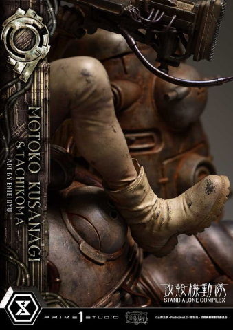 Ghost in the Shell Stand Alone Complex The Legend of Beauty and the Beast Statue 1/4 Motoko Kusanagi & Tachikoma Art by Entei Ryu Bonus Version 53 cm [16]