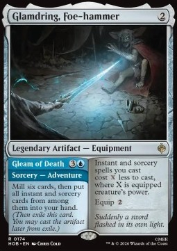Magic: The Gathering Singles - Glamdring, Foe-hammer // Gleam of Death The Hobbit - Singles 174