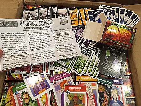Global Crisis: A Cooperative Game of Future Earth [1]
