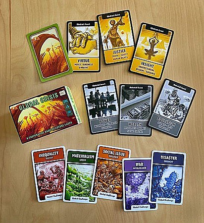 Global Crisis: A Cooperative Game of Future Earth [2]
