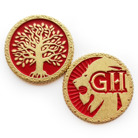 Noutati - Gloomhaven Challenge Coin Metalica 38 mm