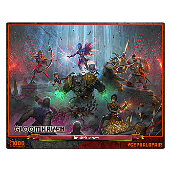 Puzzle 1000 piese - Gloomhaven Puzzle - The Black Barrow (1000 piese)