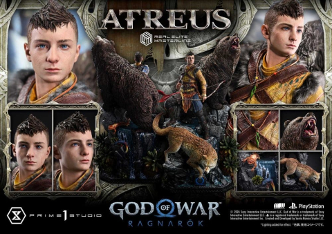 Collectibles - God of War: Ragnarok Real Elite Masterline Statue 1/3 Atreus 96 cm