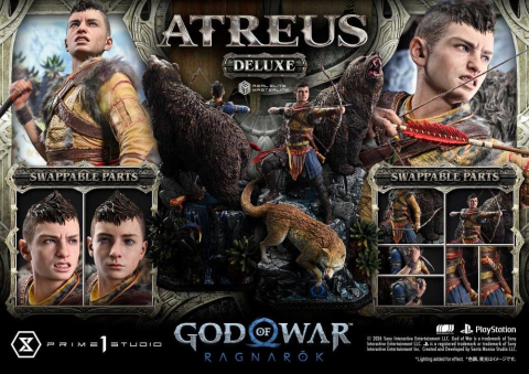 Collectibles - God of War: Ragnarok Real Elite Masterline Statue 1/3 Atreus Deluxe Version 96 cm