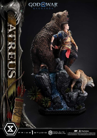God of War: Ragnarok Real Elite Masterline Statue 1/3 Atreus DX Bonus Version 96 cm [4]