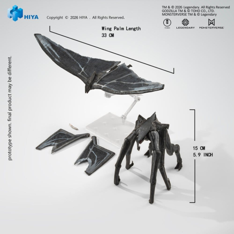 Godzilla (2014) Exquisite Basic Action Figures Male & Female Muto Set 16 cm [1]