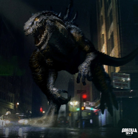 Godzilla Hall of Fame Series PVC Statue Godzilla (1998) 65 cm [1]