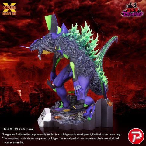 Godzilla vs. Evangelion Plastic Model Kit Evangelion Test Type-01 "G" Awakened Form 20 cm [3]