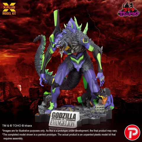 PRECOMENZI - Godzilla vs. Evangelion Plastic Model Kit Evangelion Test Type-01 "G" Awakened Form 20 cm