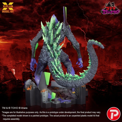 Godzilla vs. Evangelion Plastic Model Kit Evangelion Test Type-01 "G" Awakened Form 20 cm [4]
