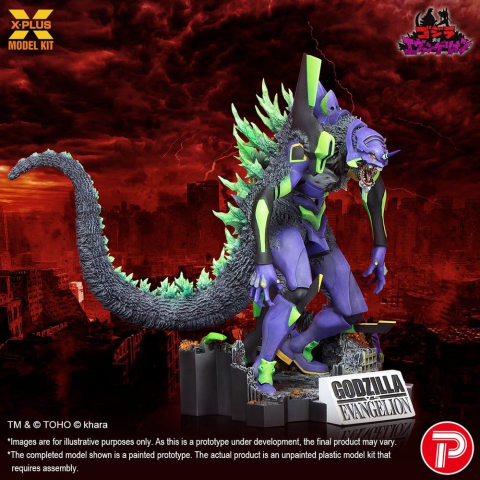 Godzilla vs. Evangelion Plastic Model Kit Evangelion Test Type-01 "G" Awakened Form 20 cm [1]