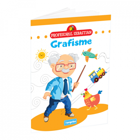 Carti de colorat si educative - Profesorul Sebastian - Grafisme