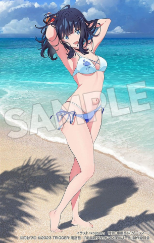Gridman Universe Pop Up Parade PVC Statue Beach Queens Rikka Takarada Ver. L Size 22 cm [8]