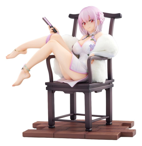 PRECOMENZI - Gridman Universe PVC Figure 1/7 Akane Shinjo Chinese Dress Ver. 12 cm