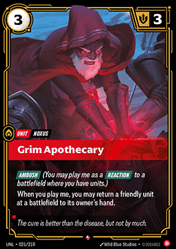 Singles Trading Card Games - Grim Apothecary Unleashed - Singles 021