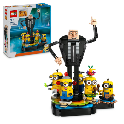 LEGO - LEGO Despicable Me 4 – Gru si Minionii din Caramizi 75582