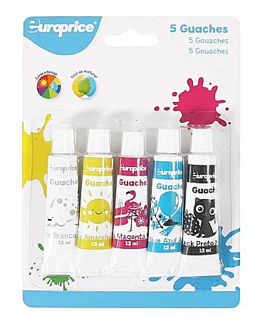 Rechizite, Creativitate, Hobby - Guase 5 culori 12 ml