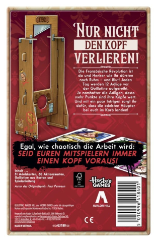 PRECOMENZI - Guillotine Card Game *German Version*