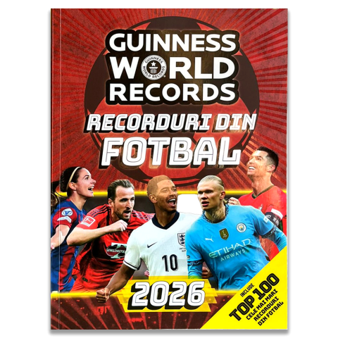 Rechizite, Creativitate, Hobby - Guinness World Records 2026: Recorduri din fotbal – Editie in limba romana