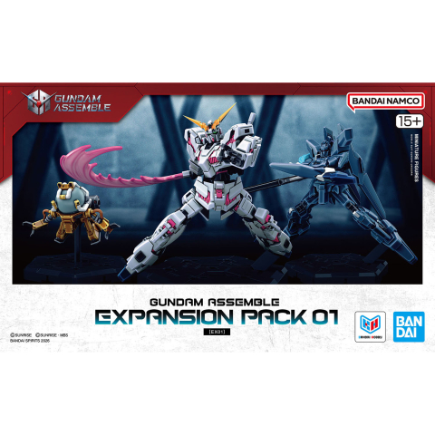 Accesorii Gundam - Gundam Assemble EX01 EN - ambalaj si miniaturi nevopsite
