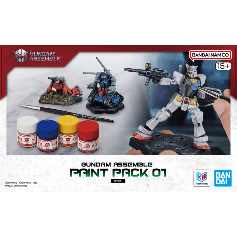 Accesorii Gundam - Gundam Assemble PA01 EN - ambalaj si miniaturi nevopsite