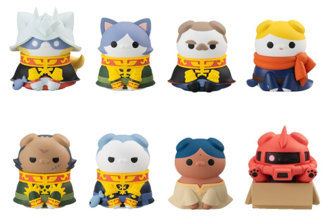 Gundam Mega Cat Project Mini Figures Nyandam We are the Principality of Zeon! Blind Box Assortment (8) (Repeat) [12]
