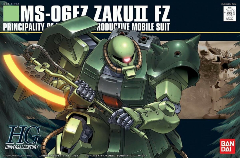 Gundam - Gundam MS-06FZ Zaku II FZ HG 1/144 Model Kit