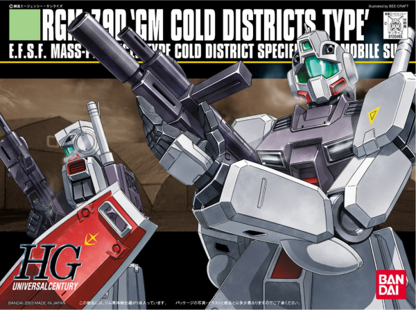 Figurine - Gundam RGM-79D GM Cold District Type HG 1/144 Model Kit