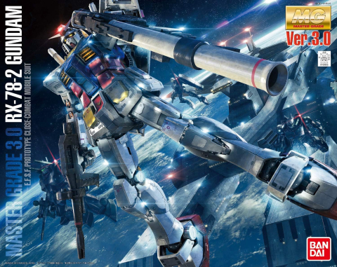 Figurine - Gundam RX-78-2 Ver.3.0 1/100 MG Model Kit Bandai