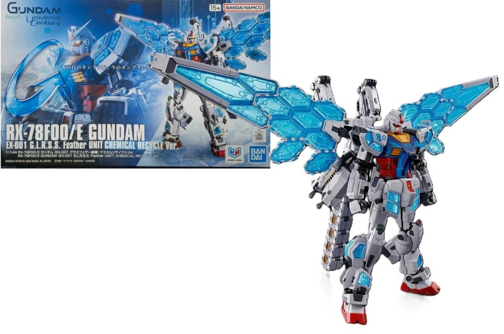 Accesorii Gundam - Gundam RX-78F00/E EX-001 G.L.R.S.S. Chemical Recycle Ver. 1/144 Bandai