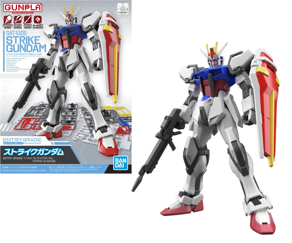 Gunpla Entry Grade 1/144 Strike Gundam Model Kit Bandai [0]