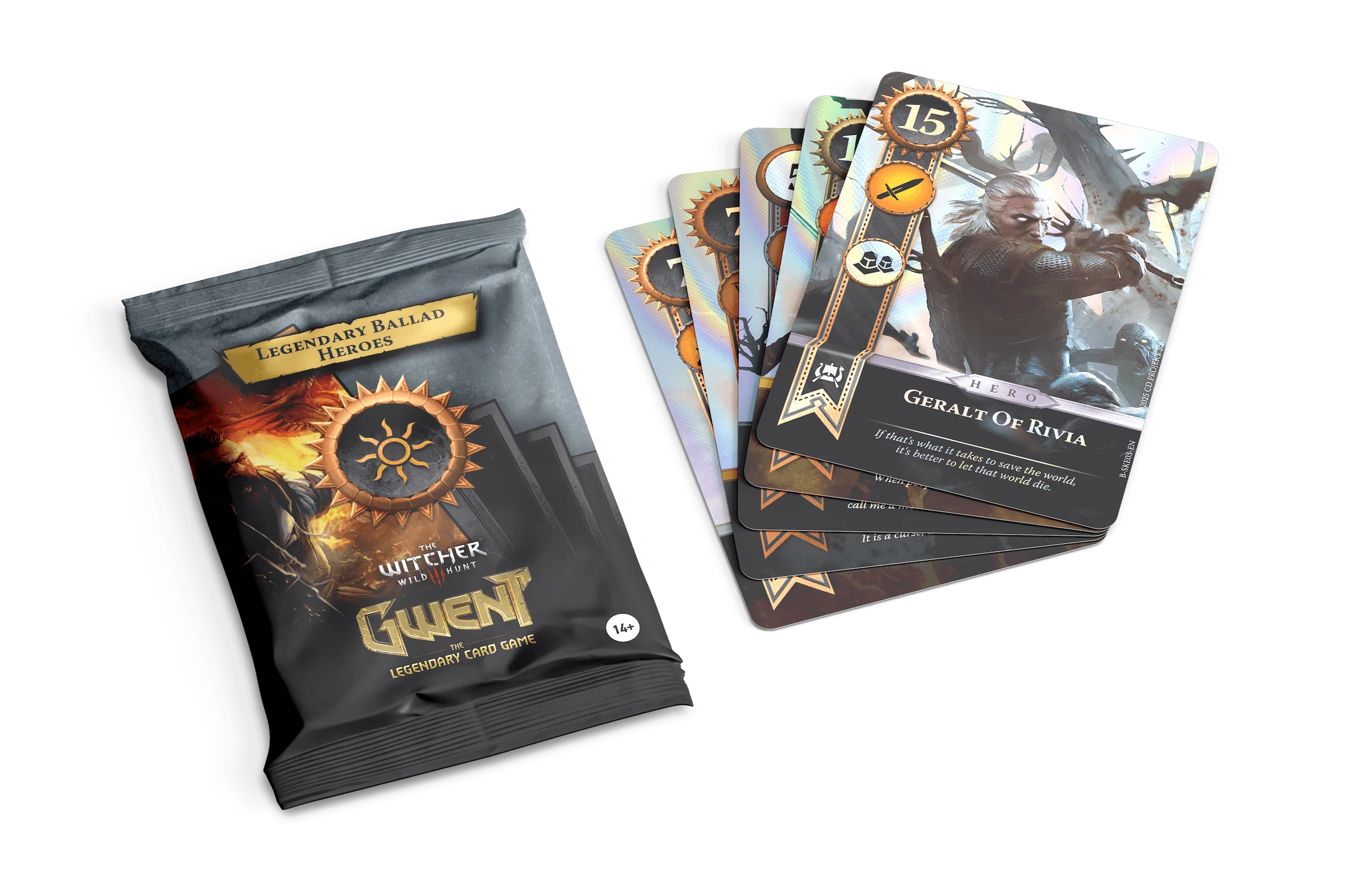 Gwent Legendary Ballad Heroes – Set 10 Carti Foil Oficiale [2]