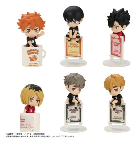 Manga & Anime - Haikyu!! Ochatomo Series Trading Figure 4 cm Blind Box Assortment (6)