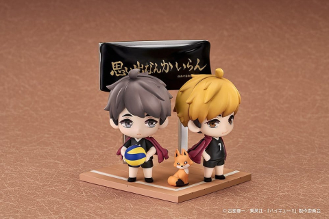 Haikyu!! Qset+ Mini Figures 2-Pack Atsumu Miya & Osamu Miya 8 cm [1]