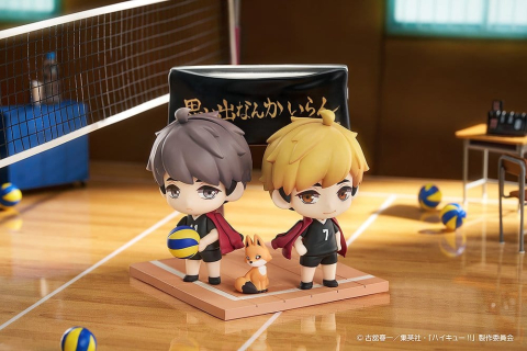 Haikyu!! Qset+ Mini Figures 2-Pack Atsumu Miya & Osamu Miya 8 cm [5]