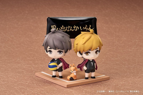 Collectibles - Haikyu!! Qset+ Mini Figures 2-Pack Atsumu Miya & Osamu Miya 8 cm