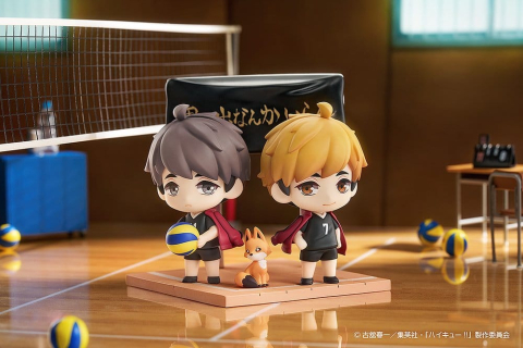Haikyu!! Qset+ Mini Figures 2-Pack Atsumu Miya & Osamu Miya 8 cm [6]