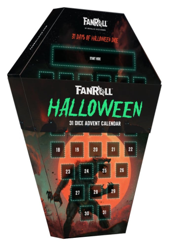 PRECOMENZI - Halloween Advent Calendar 31 Days Dice Goblin Werewolf 2026