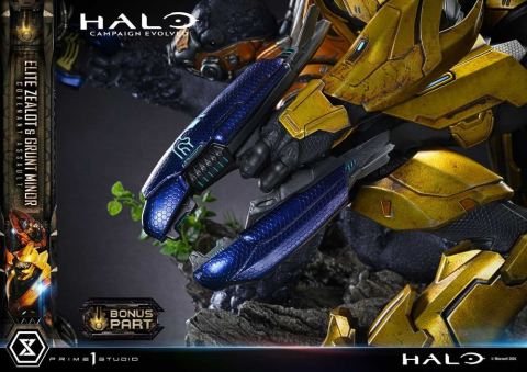 Halo: Campaign Evolved Ultimate Premium Masterline Series Statue 1/4 Elite Zealot & Grunt Minor: Covenant Assault Bonus Version 81 cm [3]