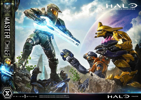 Halo Ultimate Premium Masterline Series Statue 1/4 Campaign Evolved Master Chief 78 cm [16]