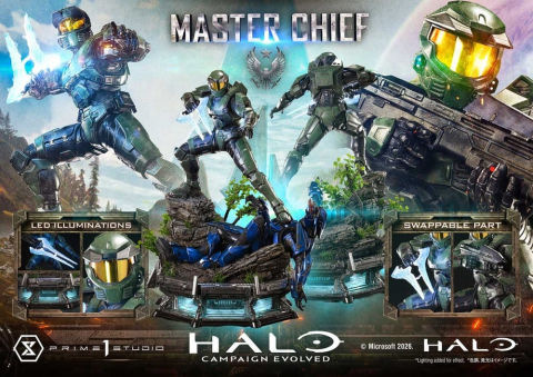 Halo Ultimate Premium Masterline Series Statue 1/4 Campaign Evolved Master Chief Bonus Version 78 cm [6]