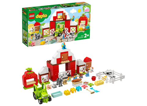 LEGO - Hambar, tractor si animale de la ferma