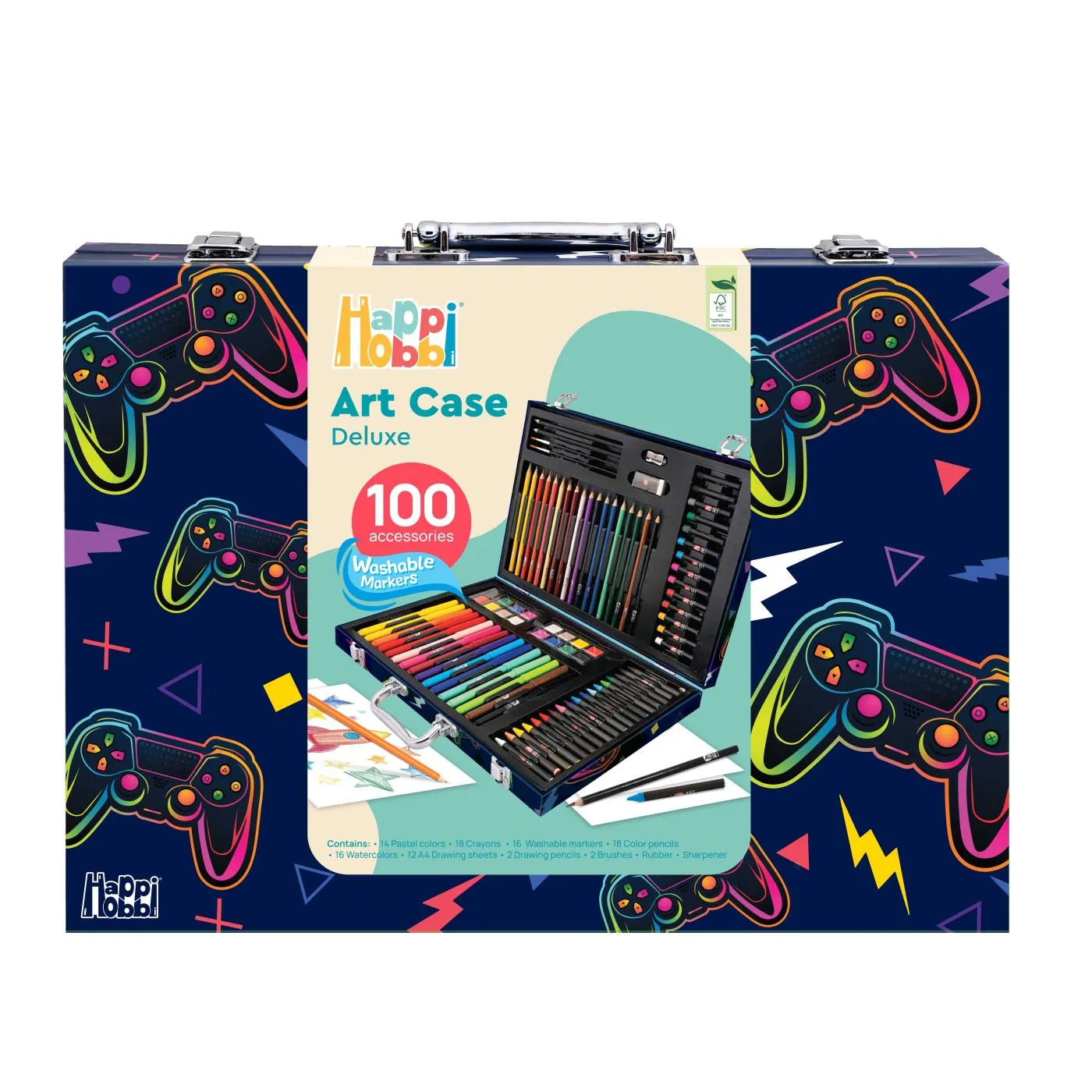 Creative - Happi Hobbi Art Case Deluxe 100 Accesorii