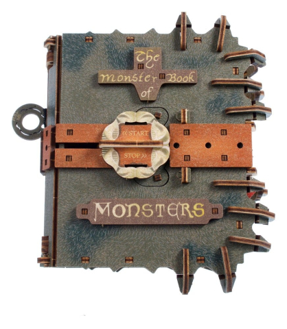 Harry Potter 3D Wooden Puzzle The Monster Book of Monsters [7]