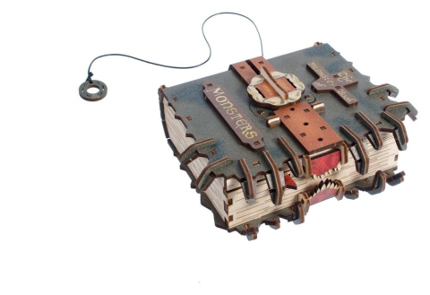 Harry Potter 3D Wooden Puzzle The Monster Book of Monsters [0]